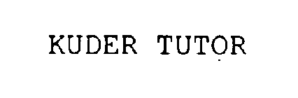 KUDER TUTOR