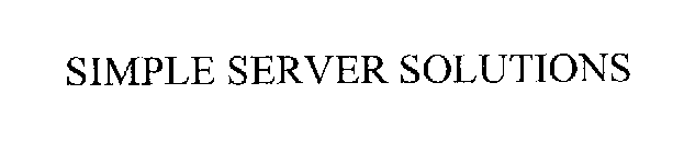 SIMPLE SERVER SOLUTIONS