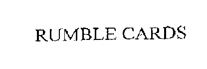 RUMBLE CARDS