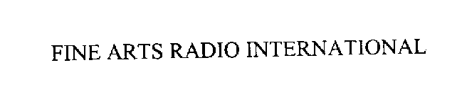 FINE ARTS RADIO INTERNATIONAL