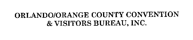 ORLANDO/ORANGE COUNTY CONVENTION & VISITORS BUREAU, INC.