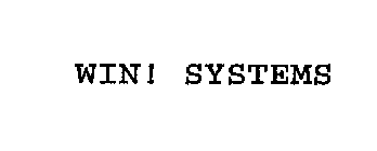 WIN! SYSTEMS
