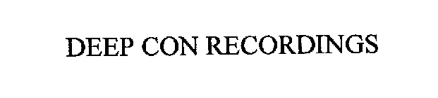 DEEP CON RECORDINGS