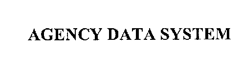 AGENCY DATA SYSTEM