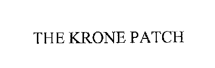 THE KRONE PATCH