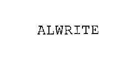 ALWRITE