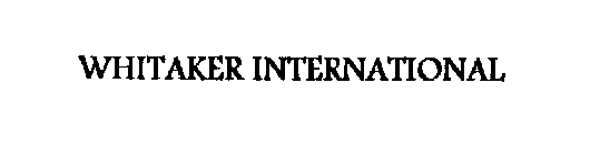 WHITAKER INTERNATIONAL