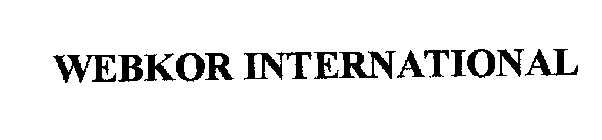 WEBKOR INTERNATIONAL