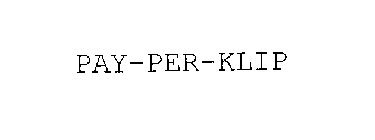 PAY-PER-KLIP