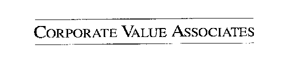 CORPORATE VALUE ASSOCIATES