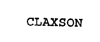 CLAXSON