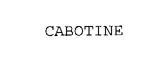 CABOTINE