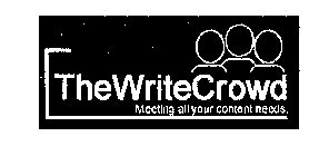 THEWRITECROWD MEETING ALL YOU CONTENT NEEDS.
