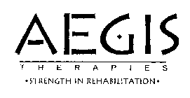 AEGIS THERAPIES STRENGTH IN REHABILITATION