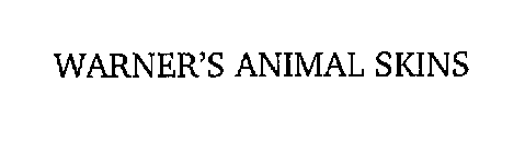 WARNER'S ANIMAL SKINS
