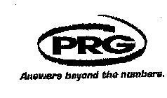 PRG ANSWERS BEYOND THE NUMBERS.