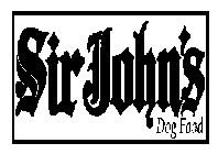 SIR JOHN'S DOG FOOD