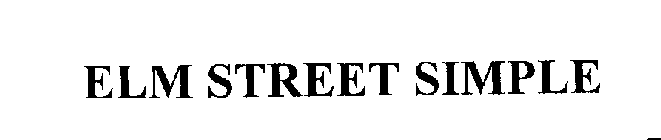ELM STREET SIMPLE