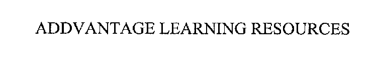 ADDVANTAGE LEARNING RESOURCES