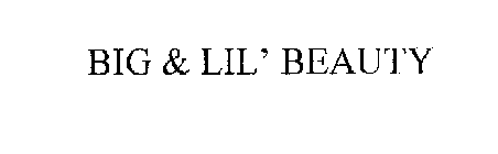 BIG & LIL' BEAUTY