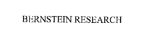 BERNSTEIN RESEARCH