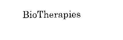 BIOTHERAPIES