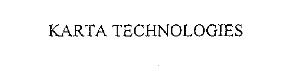 KARTA TECHNOLOGIES