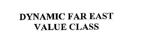 DYNAMIC FAR EAST VALUE CLASS