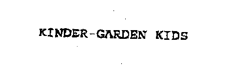 KINDER-GARDEN KIDS