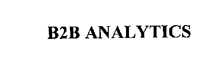 B2B ANALYTICS