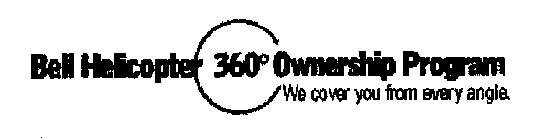 BELL HELICOPTER 360° OWNERSHIP PROGRAM WE COVER YOU FROM EVERY ANGLE.