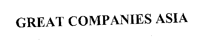 GREAT COMPANIES ASIA