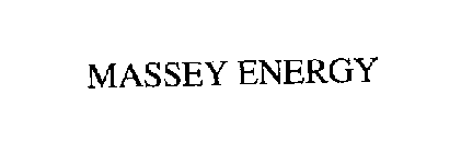 MASSEY ENERGY