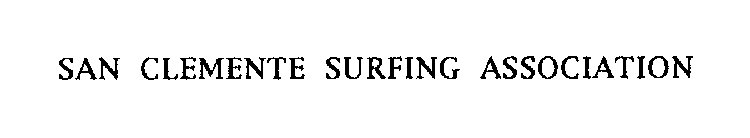 SAN CLEMENTE SURFING ASSOCIATION
