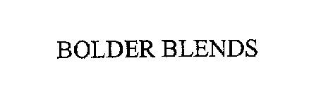 BOLDER BLENDS