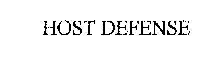 HOST DEFENSE