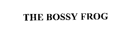 THE BOSSY FROG