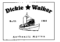 DICKIE WALKER BUILT 1951 AUTHENTIC MARINE