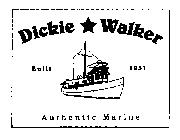 DICKIE WALKER BUILT 1951 AUTHENTIC MARINE