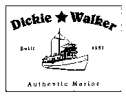 DICKIE WALKER BUILT 1951 AUTHENTIC MARINE