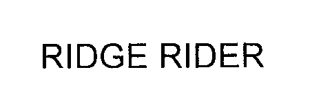 RIDGE RIDER