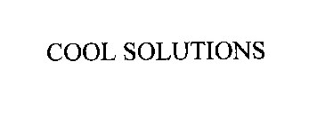COOL SOLUTIONS