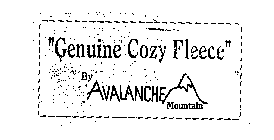 GENUINE COZY FLEECE BY AVALANCHE MOUNTAIN