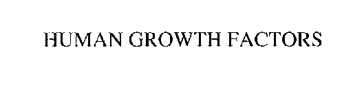 HUMAN GROWTH FACTORS