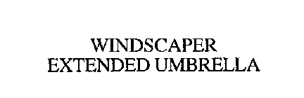 WINDSCAPER EXTENDED UMBRELLA