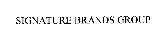 SIGNATURE BRANDS GROUP