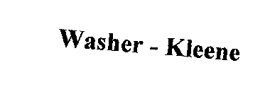 WASHER-KLEENE