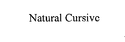 NATURAL CURSIVE
