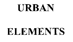 URBAN ELEMENTS
