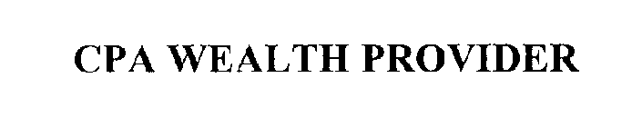 CPA WEALTH PROVIDER
